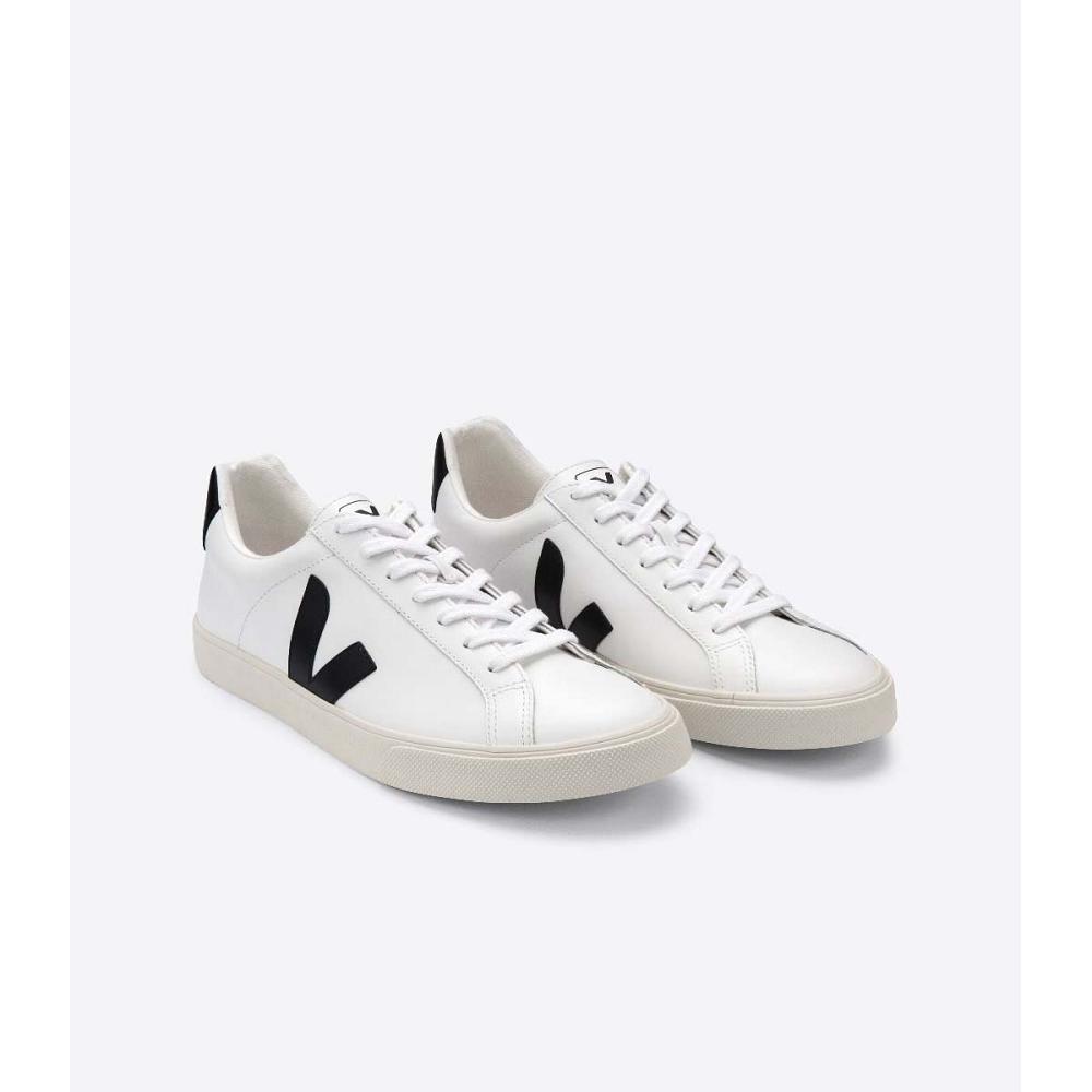 Veja ESPLAR LEATHER Sneakers Heren White/Black | NL 306LIS